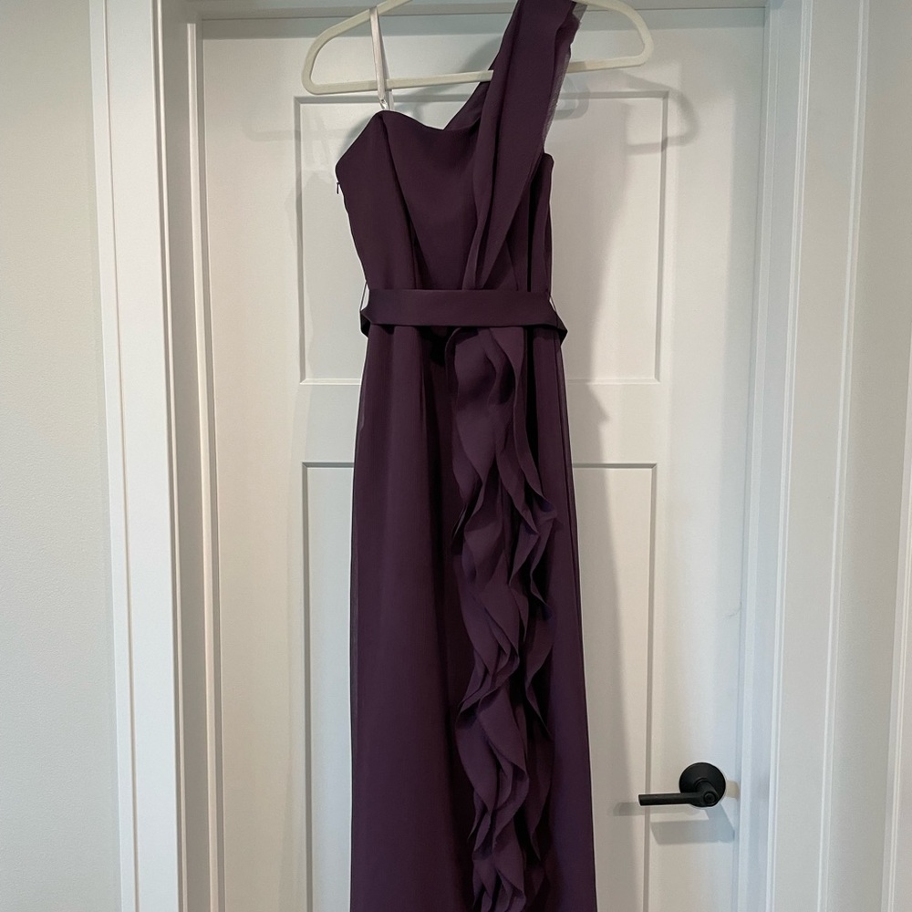 Vera Wang White Dress - Plum